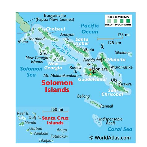 Solomon Islands Maps & Facts .
